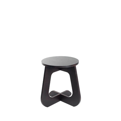 Mesa Lateral Redonda Duo 52 cm - Preto