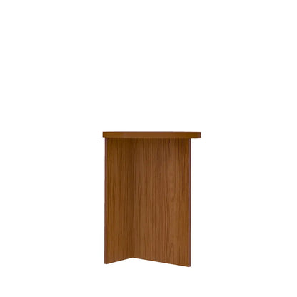 Mesa Lateral Triangular para Sala Elia 60 cm - Natural