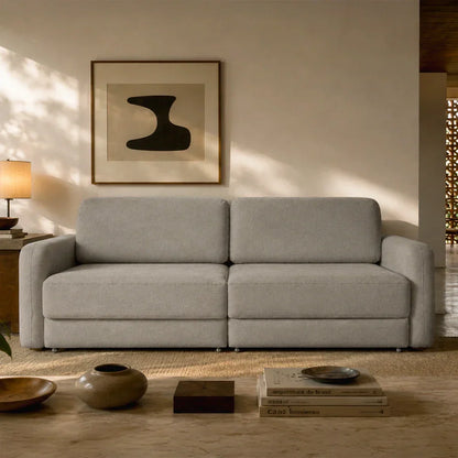 Sofá Cama Retrátil e Reclinável 4 Lugares Hudson 270 cm