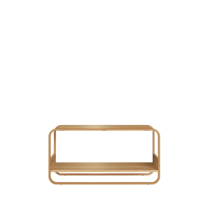 Banco Sapateira 1 Lugar Dunna 90 cm - Mel c/ Dourado