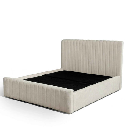 Cama Estofada King com Cabeceira Louise