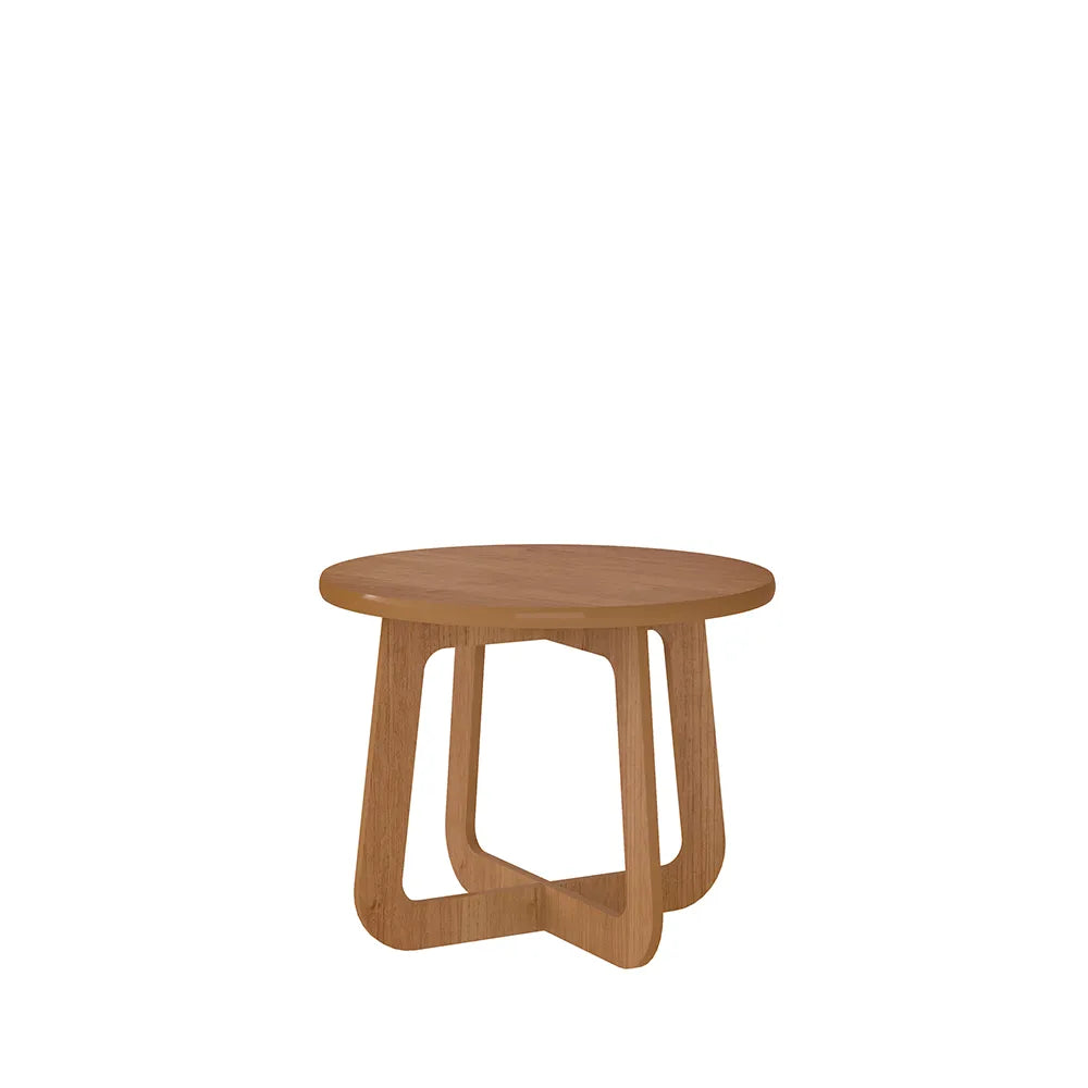Mesa de Centro Redonda para Sala Esfera 59 cm - Mel
