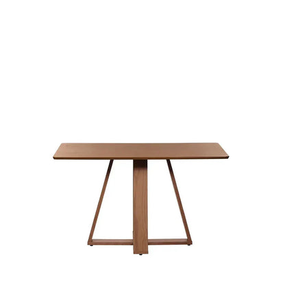 Conjunto de Jantar Mesa Retangular Avena 4 Cadeiras Lara - Canella c/ Linho Off White