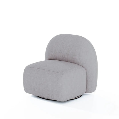 Poltrona Estofada Giratória Aurora