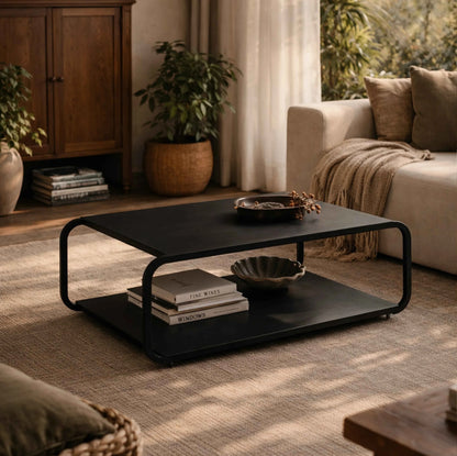 Mesa de Centro Retangular Dunna 80 cm