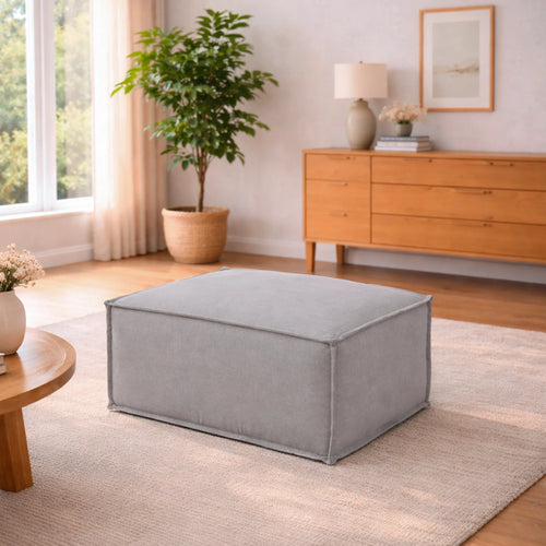 Puff Modular Estofado Freddo 80 cm