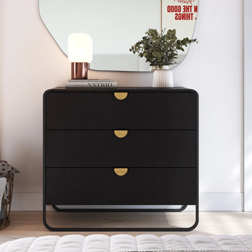 Cômoda com 3 Gavetas Dunna 90 cm