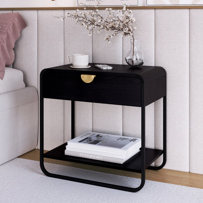 Mesa de Cabeceira com 1 Gaveta Dunna 60 cm