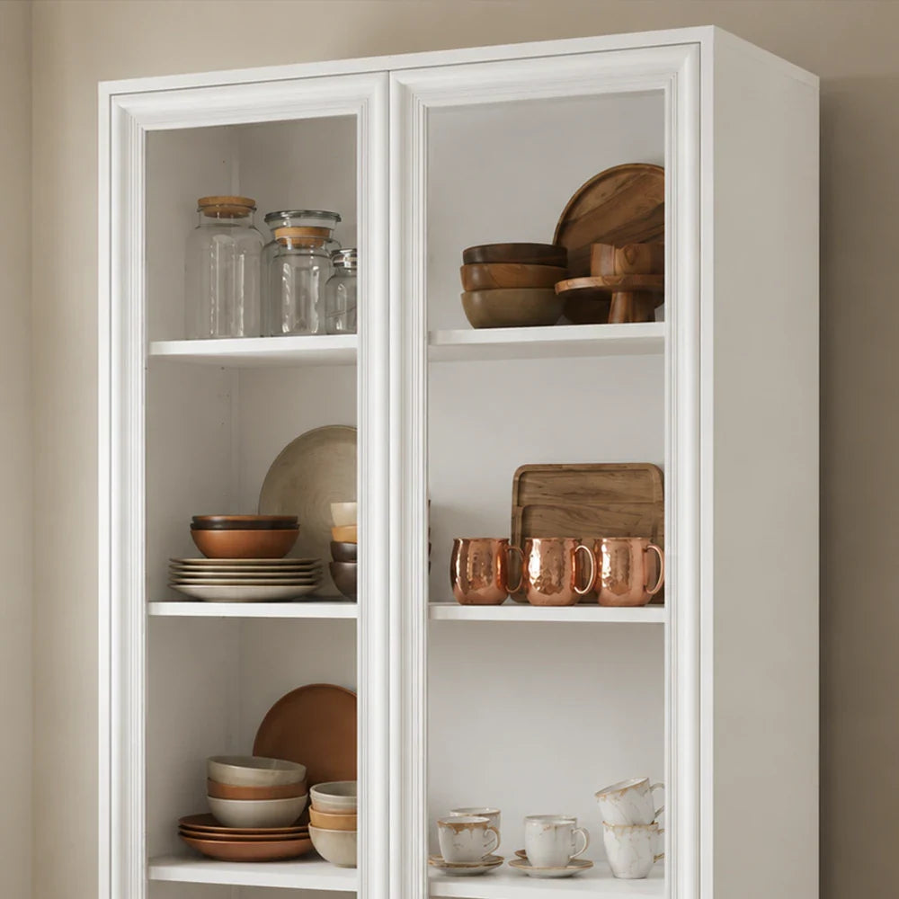 Cristaleira 2 Portas com Vidro Vitria 91 cm