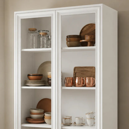 Cristaleira 2 Portas com Vidro Vitria 91 cm