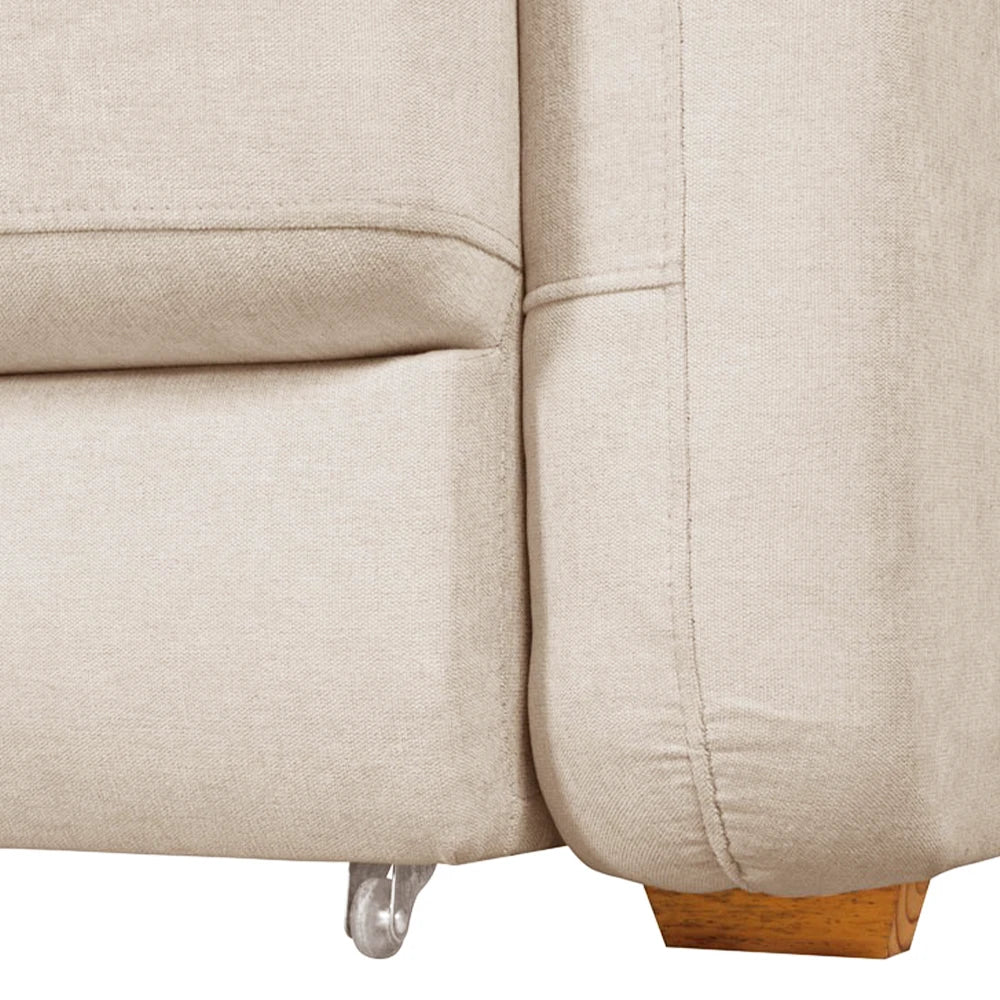 Sofá Cama Retrátil e Reclinável 3 Lugares Hudson 190 cm