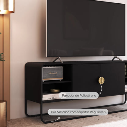 Rack para TV Até 55" 2 Portas Dunna 150 cm