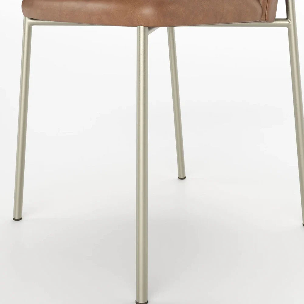 Conjunto de Jantar Mesa Retangular Harmony 8 Cadeiras Lucille - Canella c/ Caramelo