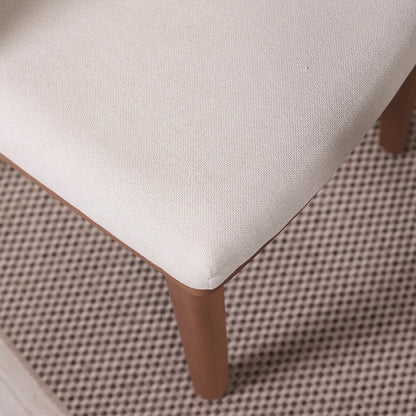 Conjunto de Jantar Mesa Retangular com Vidro Donatella 4 Cadeiras Kalina - Natural c/ Off White