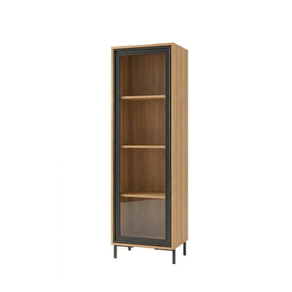 Cristaleira 1 Porta com Vidro Vitria 47 cm