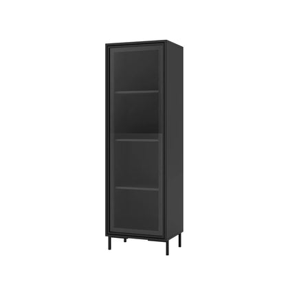 Cristaleira 1 Porta com Vidro Vitria 47 cm