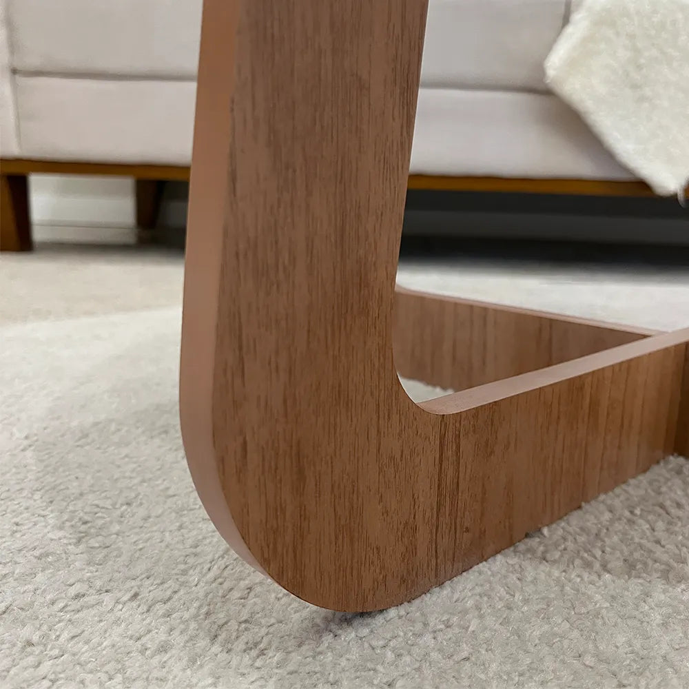Mesa de Centro Redonda para Sala Esfera 59 cm - Mel
