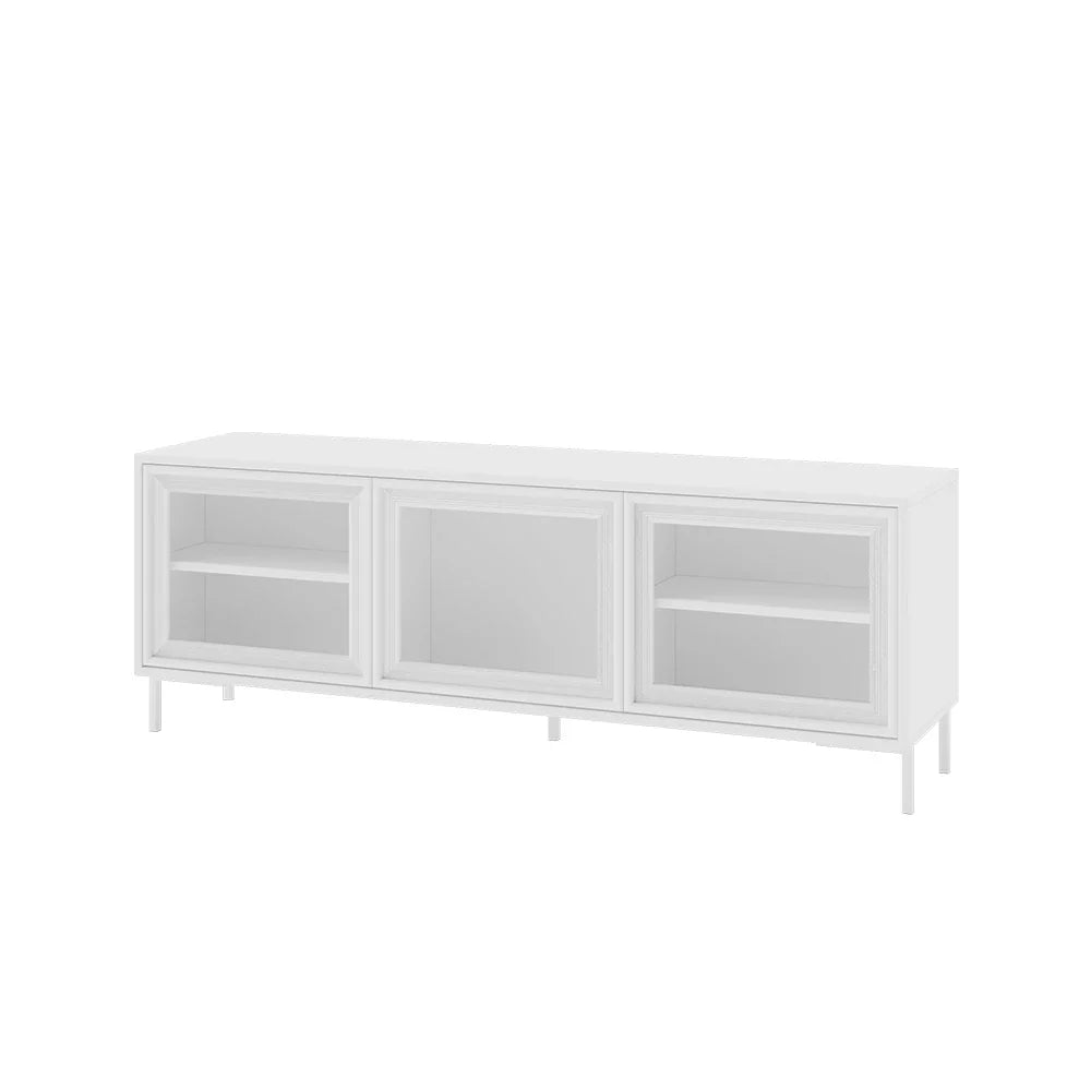 Rack para TV Até 55" 3 Portas com Vidro Vitria 135 cm