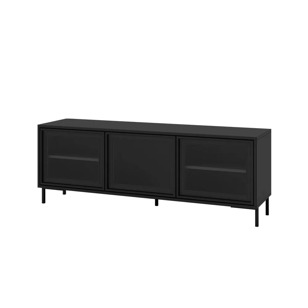 Rack para TV Até 55" 3 Portas com Vidro Vitria 135 cm