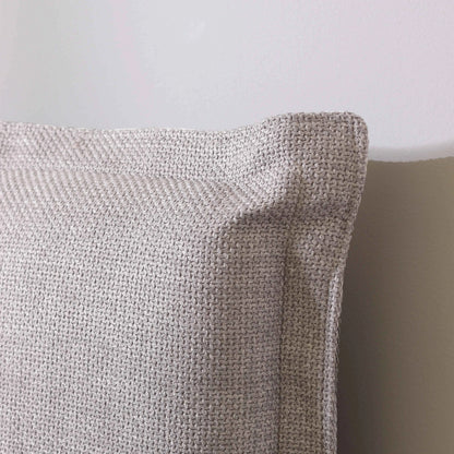 Cama Estofada de Casal com Cabeceira Eos - Linho Texturizado Off White