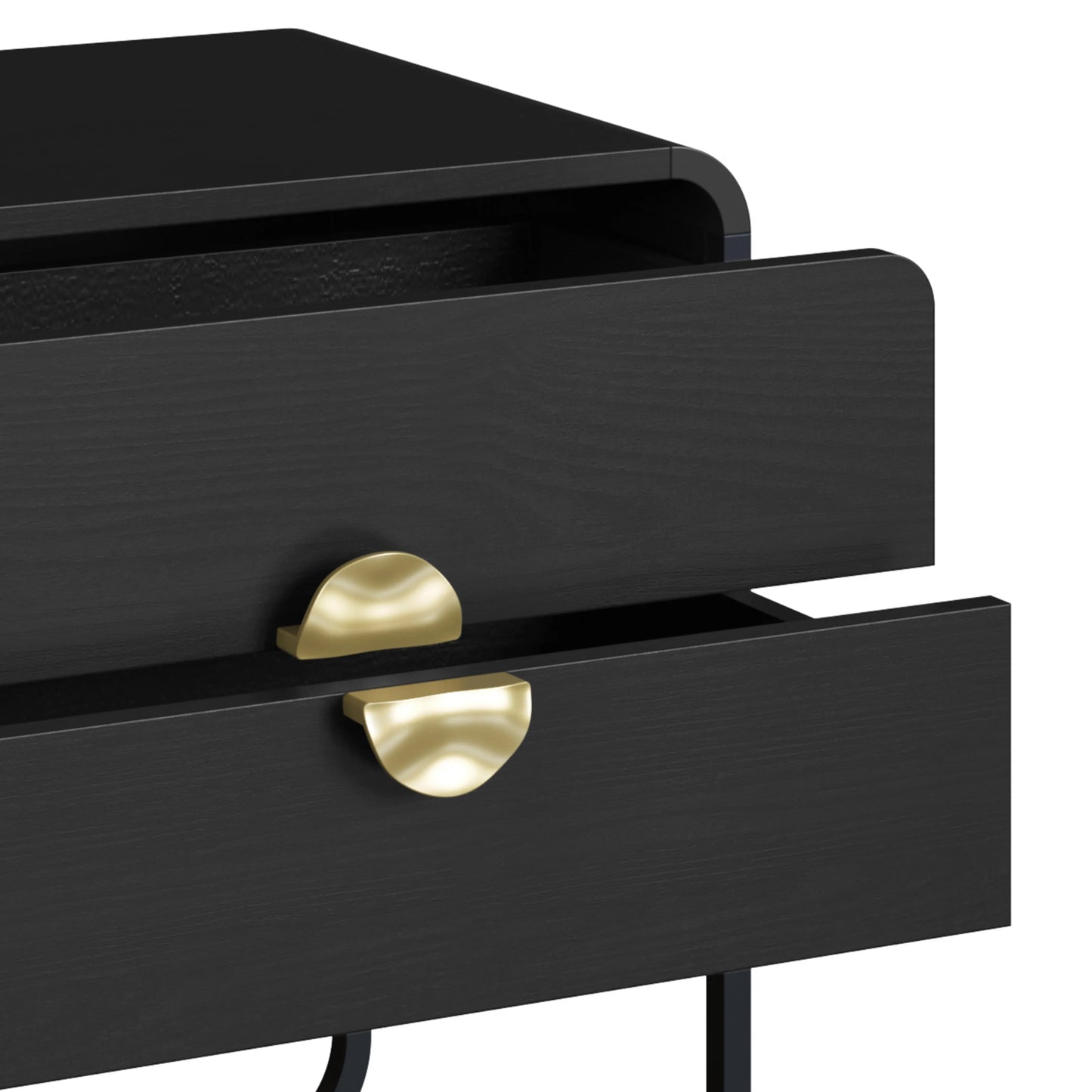 Mesa de Cabeceira com 2 Gavetas Dunna 60 cm