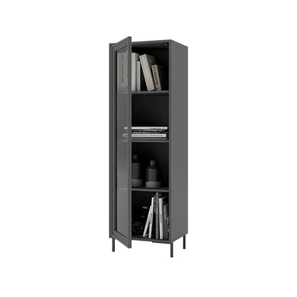 Cristaleira 1 Porta com Vidro Vitria 47 cm
