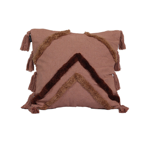 Almofada Líria 45 x 45 cm - Caramelo c/ Marrom