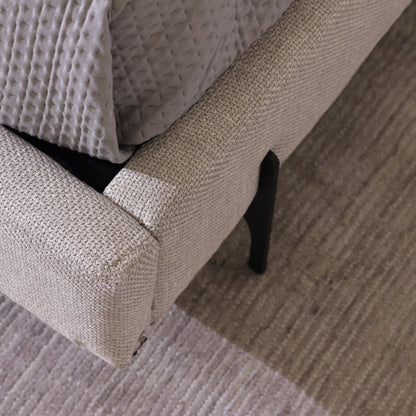 Cama Estofada King com Cabeceira Eos