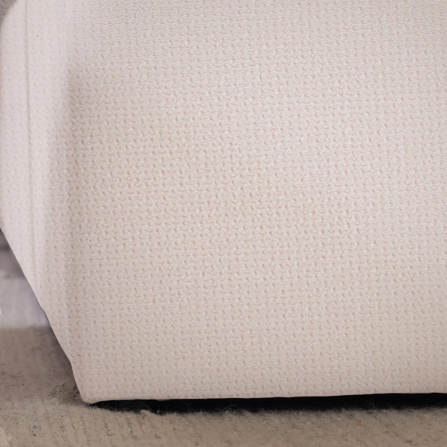 Cama Estofada Queen com Cabeceira Ayla - Linho Texturizado Off White