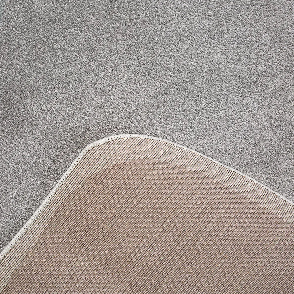 Tapete Orgânico Egípcio para Sala e Quarto Elyon 240 x 300 cm - Rosa c/ Cinza