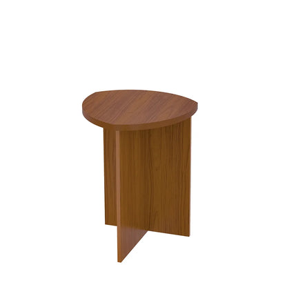 Mesa Lateral Triangular para Sala Elia 60 cm - Natural