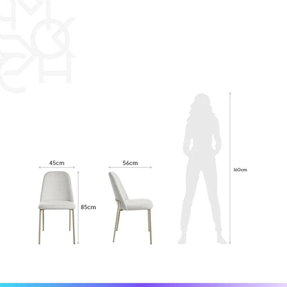 Conjunto de Jantar Mesa Retangular Harmony 8 Cadeiras Lucille