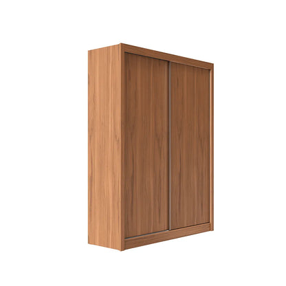 Guarda-Roupa Casal 2 Portas de Correr 4 Gavetas Montclair 186 cm - Canella c/ Off White Fosco