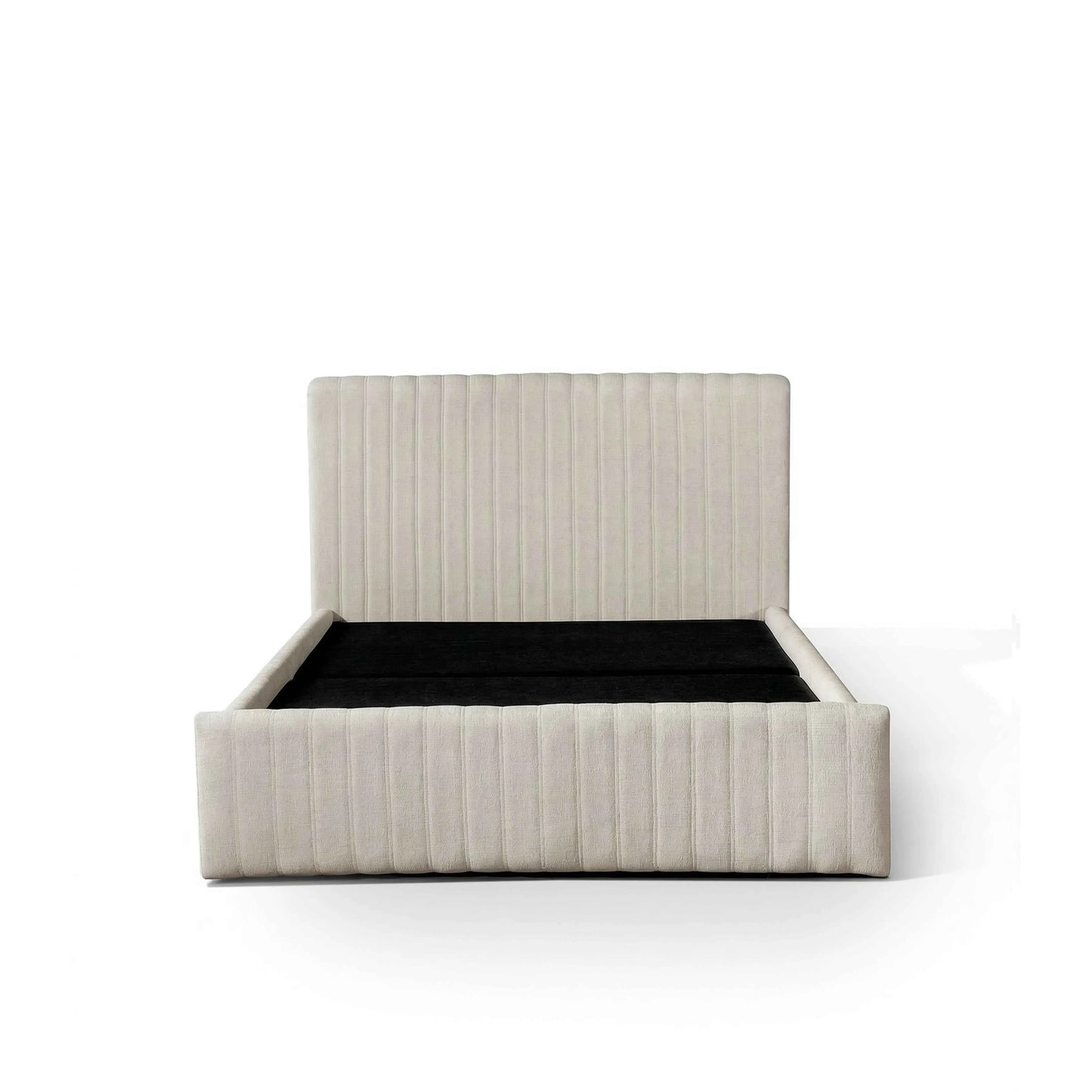 Cama Estofada de Casal com Cabeceira Louise