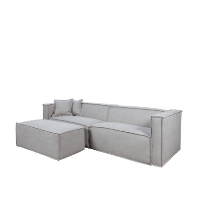 Puff Modular Estofado Freddo 80 cm