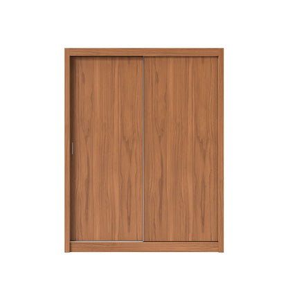 Guarda-Roupa Casal 2 Portas de Correr 4 Gavetas Montclair 186 cm - Canella c/ Off White Fosco