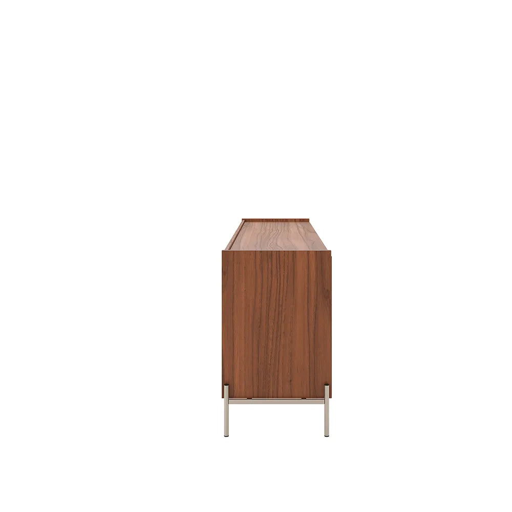 Buffet 3 Portas 3 Gavetas Jasper 184 cm - Canella c/ Champanhe