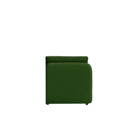 Módulo Sofá com Chaise e Braço Esquerdo 1 Lugar Mood 97 cm - Linho Trama Verde