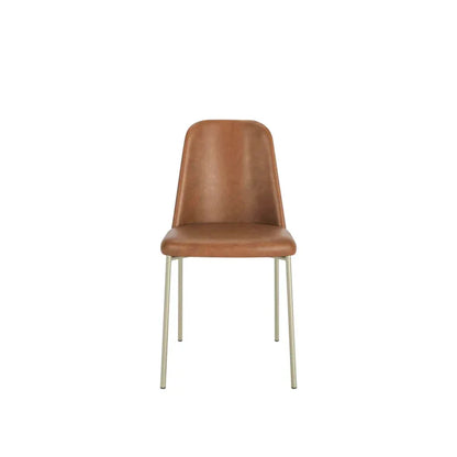 Conjunto de Jantar Mesa Orgânica Gaya 6 Cadeiras Lucille - Natural c/ Caramelo