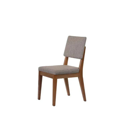 Conjunto de Jantar Mesa Orgânica Gaya 8 Cadeiras Ella - Natural c/ Mescla Cinza