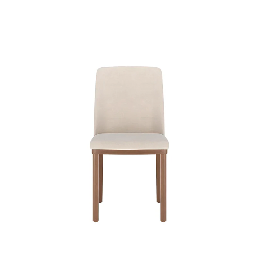 Conjunto de Jantar Mesa Redonda com Vidro Donatella 4 Cadeiras Kalina