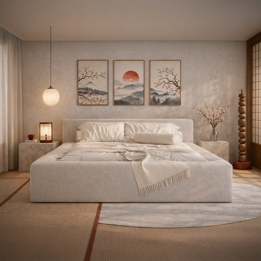 Cama Estofada King com Cabeceira Nora