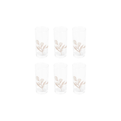 Jogo de 6 Copos de Vodka em Vidro 70 ml Florear