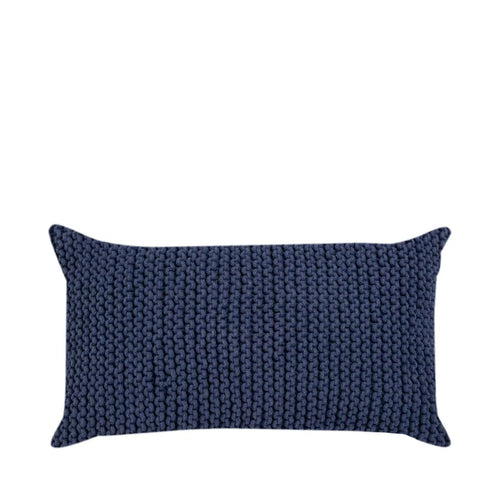 Almofada Maracaípe Tricot Azul 50 x 30 cm