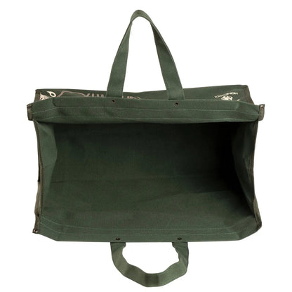 Bolsa de Lona Florear 49,5 x 49 cm - Verde c/ Off White