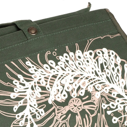 Bolsa de Lona Florear 49,5 x 49 cm - Verde c/ Off White