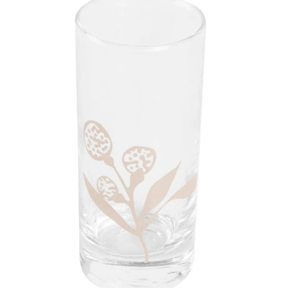 Jogo de 6 Copos de Vodka em Vidro 70 ml Florear