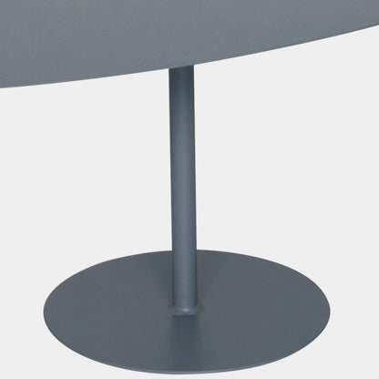 Mesa de Centro Orgânica em Aço Fallon 82 cm - Azul Névoa