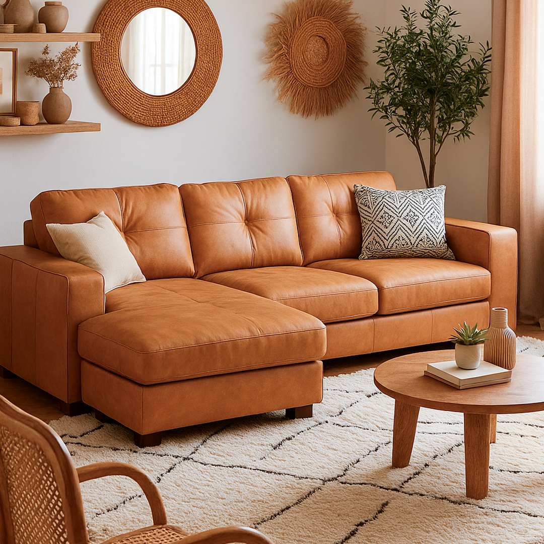 Sofá 5 Lugares com Chaise Lado Esquerdo Avalon 296 cm