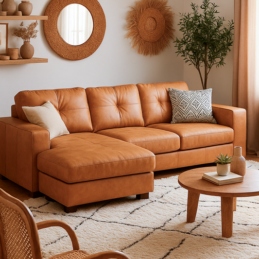 Sofá 5 Lugares com Chaise Lado Esquerdo Avalon 296 cm